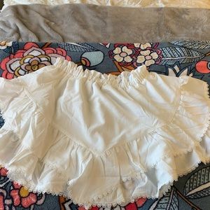 Super Cute White Shien Skirt